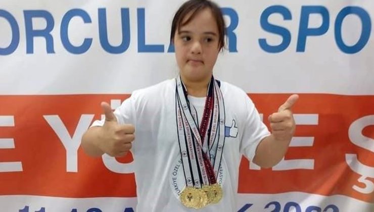 Muğla’dan Elif Oral Türkiye Özel Sporcular Yüzme Şampiyonası’nda Şampiyon Oldu