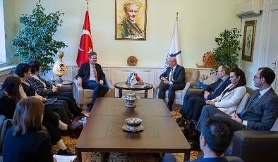 Avrupa Birliği Türkiye Delegasyonu Lideri Meyer-Landrut’tan Lider Soyer’e ziyaret