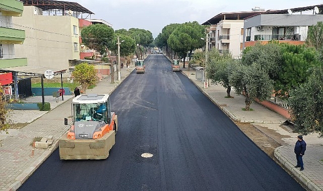 Aydın büyükşehir belediyesi’nden aydın genelinde 21 noktada birden yol imal çalışması