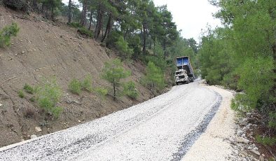 Burmahan-Beşkonak yoluna asfalt