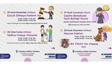 Çeşme Belediyesi’nden çocuklara Somestr ikramı