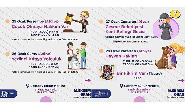 Çeşme Belediyesi’nden çocuklara Somestr ikramı