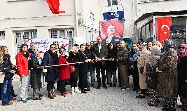 Çiğli Belediyesi 4. Bayan Dayanışma Merkezini Sasalı’da Açtı