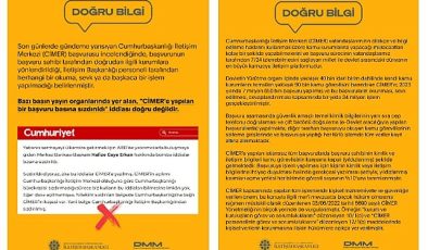 CİMER’e yapılan bir müracaatın basına sızdırıldığı argümanı hakkında açıklama