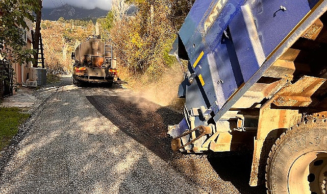 Gazipaşa’nın Yeşilyurt küme yolu asfaltlandı