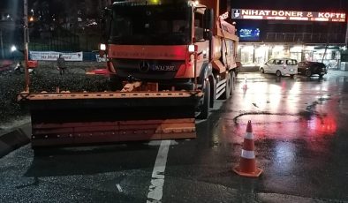 İBB Takımlara kar nöbetinde