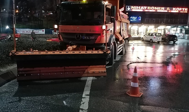 İBB Takımlara kar nöbetinde