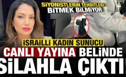 İsrailli kadın sunucu Lital Shemesh, yayına belinde silahla çıktı!