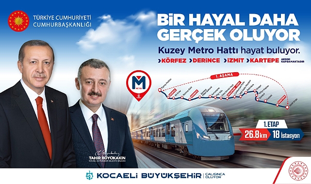 Kuzey Metro sınırı 2024 yatırım programına alındı