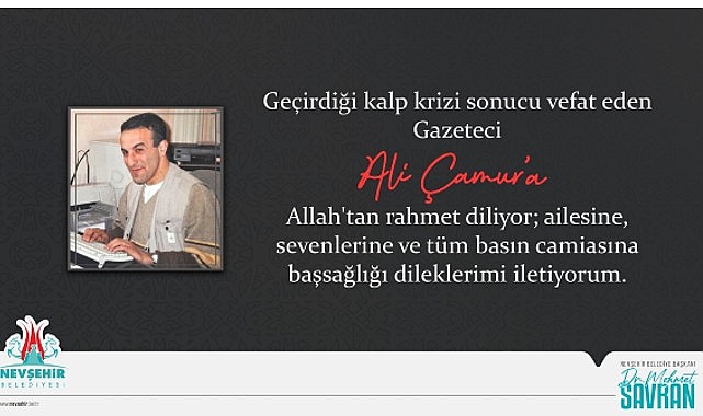 Lider Savran’dan gazeteci Ali Çamur için taziye iletisi
