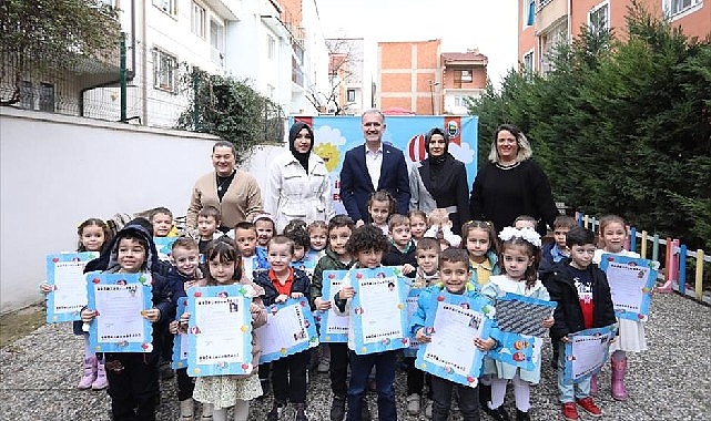Lider Taban Minik Öğrencilerin Karne Heyecanına Ortak Oldu