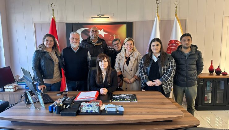 Marmaris Başsavcısı Yörük, basın mensuplarını makamında ağırladı
