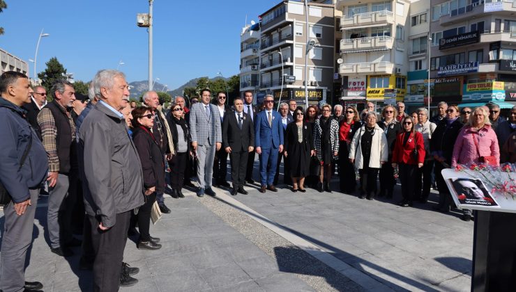 Marmaris’te Uğur Mumcu törenle anıldı
