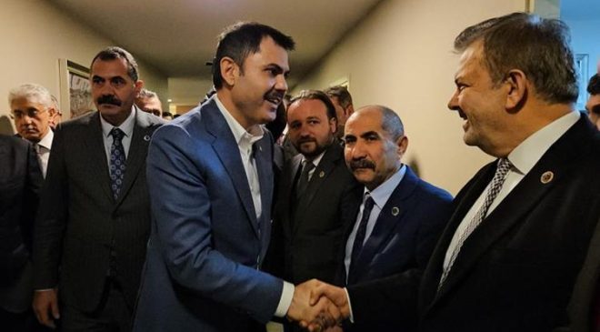 Murat Kurum’dan MHP’ye ziyaret… ’31 Mart akşamı hep beraber sevineceğiz’