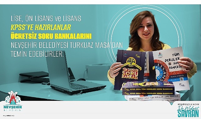 Nevşehir belediyesi’nden kpss adaylarına soru bankası takviyesi