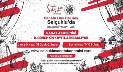 Selçuklu Sanat Akademisi’nde 8. Devir ön kayıtları başlıyor
