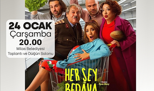 Yasemin Yalçın Tiyatrosu ile Her şey ücretsiz 24 Ocak’ta Milas’ta
