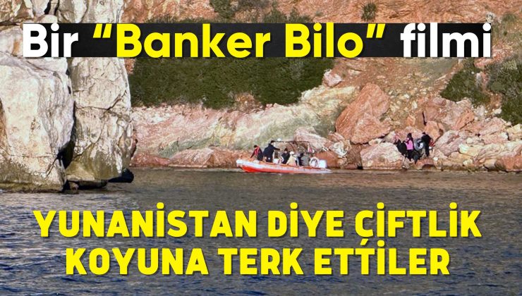 Yunan adası diyerek Çiftlik koyuna terk ettiler