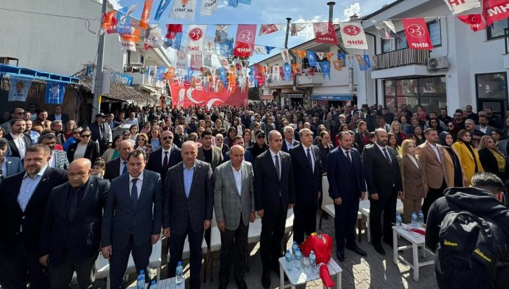 Cumhur İttifakı Datça seçim ofisi açıldı