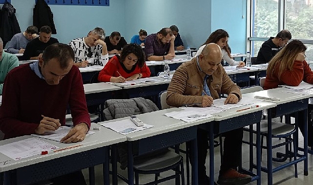 Ege Üniversitesinde vazifede yükselme imtihanı yapıldı