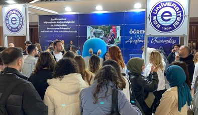 EGEKAF 24’te yerini alan Ege Üniversitesi standına ağır ilgi