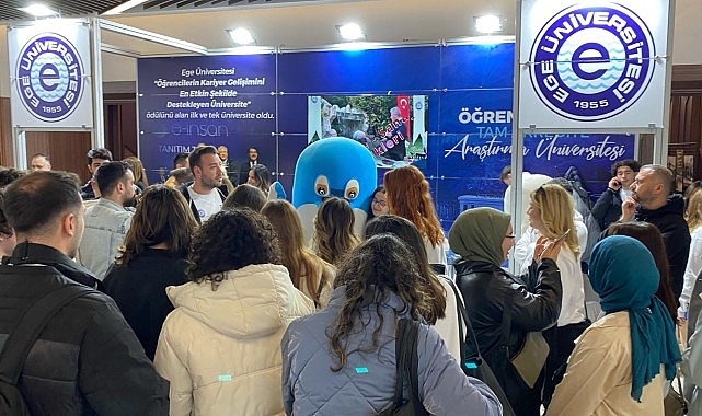 EGEKAF 24’te yerini alan Ege Üniversitesi standına ağır ilgi