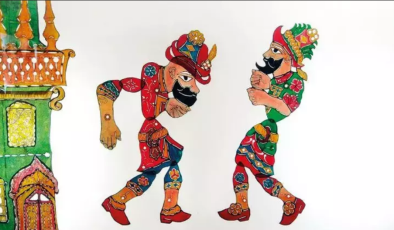 Geleneksel gölge oyunu Hacivat ve Karagöz çocuklarla buluştu