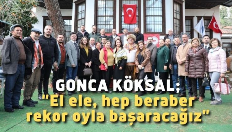 GOnca Köksal; “El ele, hep beraber rekor oyla başaracağız”