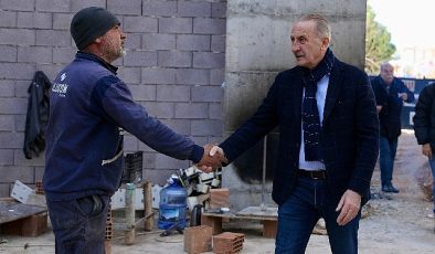 Lider Atabay, Didim Kültür Merkezi inşaatını yerinde inceledi