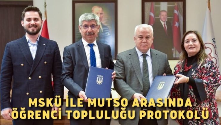 MSKÜ ile MUTSO ARASINDA ÖĞRENCİ TOPLULUĞU PROTOKOLÜ