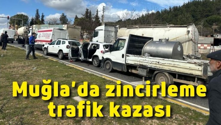 Muğla’da zincirleme trafik kazası