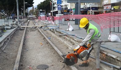Nostalji Tramvay sınırında hummalı çalışma