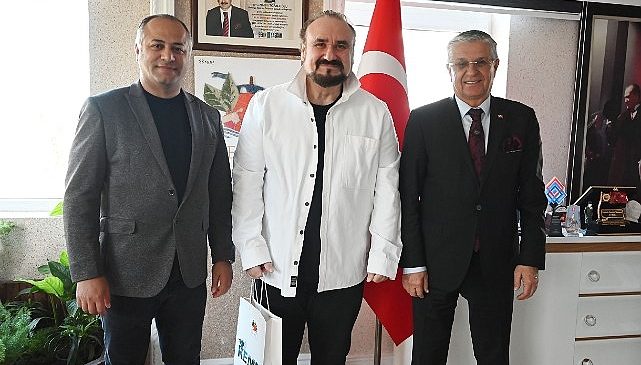 Opera sanatkarı Hakan Aysev’den Lider Topaloğlu’na ziyaret