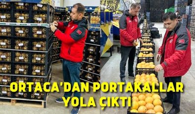 Ortaca’dan portakallar yola çıktı
