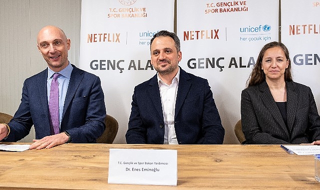 Sarsıntının 1. yılında Gençlik ve Spor Bakanlığı, UNICEF ve Netflix tarafından Genç Alan’a ortak ziyaret