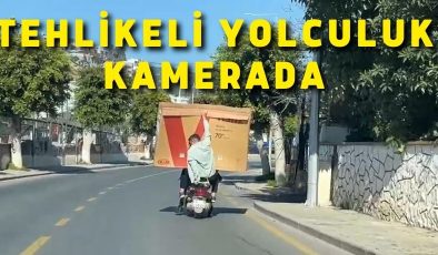 Tehlikeli yolculuk kamerada