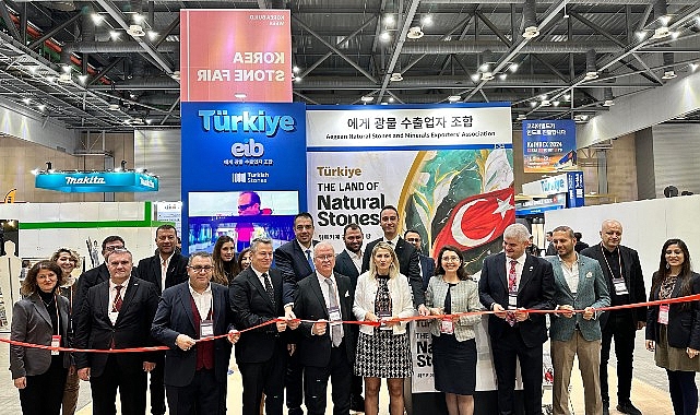 Türk doğal taşlarının Güney Kore’deki gösterisi başladı
