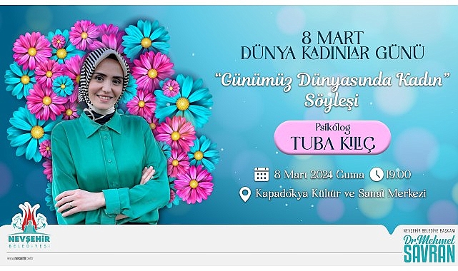 Ünlü Psikolog Kılıç Nevşehirli Bayanlarla Buluşacak