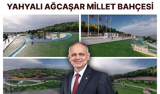 Yahyalı Belediye Lideri Esat Öztürk, kentleşme yolunda ilçeye paha katacak yeni projelerini açıkladı; Ağcaşar Millet Bahçesi