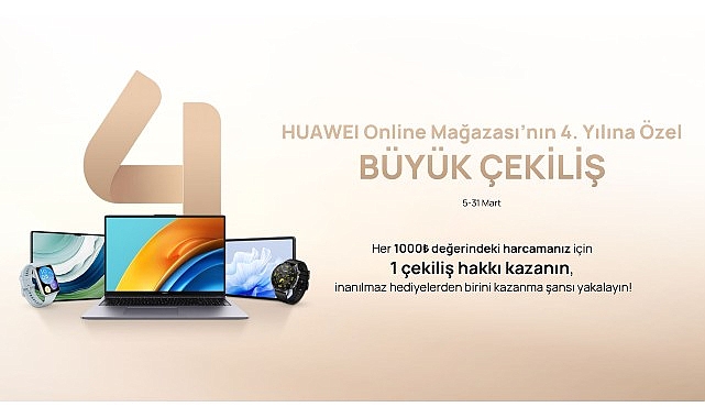 1 milyona yakın aygıtı tüketicilerle buluşturan HUAWEI Online Mağaza 4.yaşını kutluyor