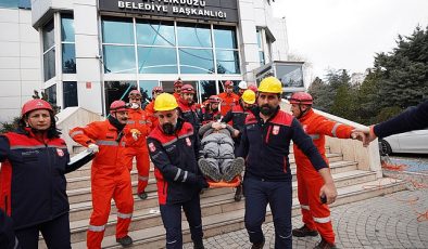 Beylikdüzü Belediyesi’nden Zelzele Tatbikatı