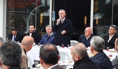 Büyükakın ve Kocaman, MOBESKO esnafıyla buluştu