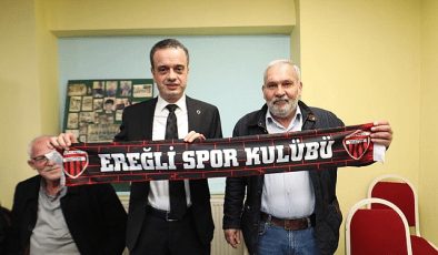 Çetinkaya’ya Ereğli’de sevgi seli