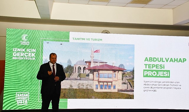 İznik Belediye Lideri ve Cumhur İttifakı Belediye Lider Adayı Kağan Mehmet Usta süper bir proje lansmanı gerçekleştirdi