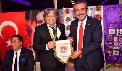 Lider Soner Çetin Adana Lions Kulübü’nün konuğu oldu