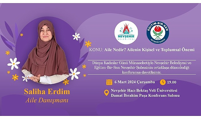 Nevşehir’de “Aile, Ailenin Şahsî ve Toplumsal Önemi” Konferansı