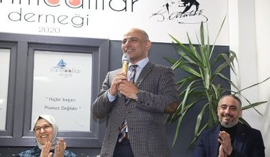 Yarımcalılar’dan Lider Söğüt’e meşaleli karşılama