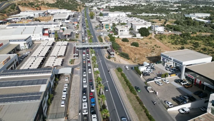 Bayram tatili öncesinde Bodrum’da yoğunluk yaşanıyor