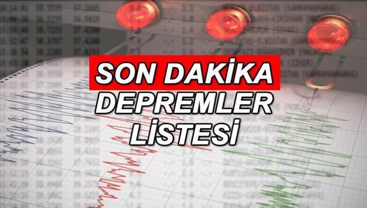 DEPREM Mİ OLDU 16 HAZİRAN 2024 | Son dakika AFAD/Kandili depremler listesi… Bugün en son nerede deprem oldu, kaç şiddetinde? İşte günün yeni verileri!