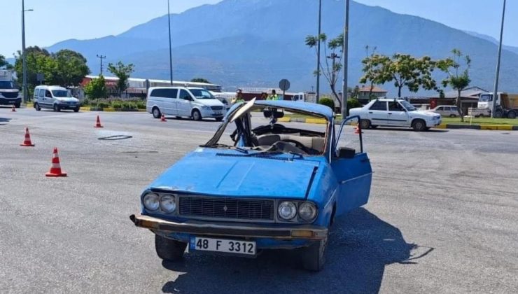 Fethiye’de 95 yaşındaki sürücü trafik kazasında öldü